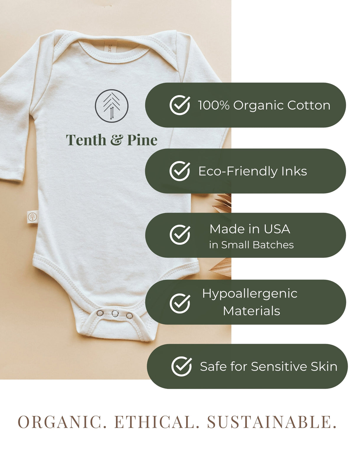 Cozy Season Organic Baby Bodysuit