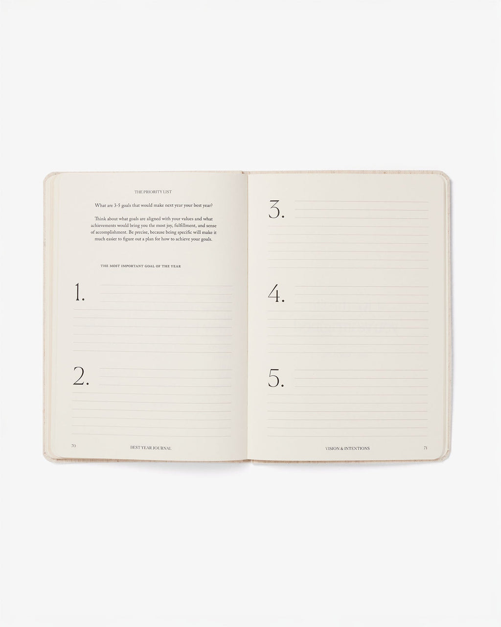 Best Year Journal Essential - Oat