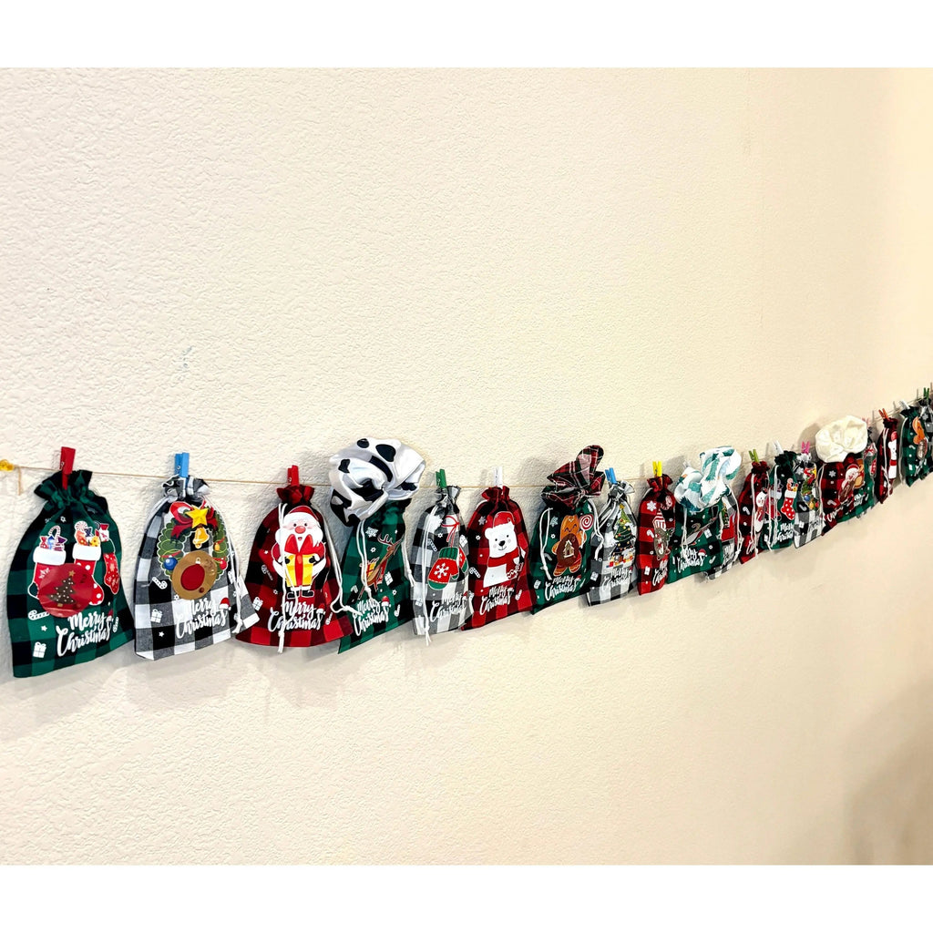12 Day Scrunchie Advent Calendar Christmas Countdown